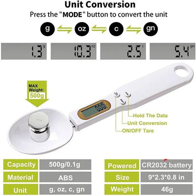 Digital Weight Measuring Spoon - My Store