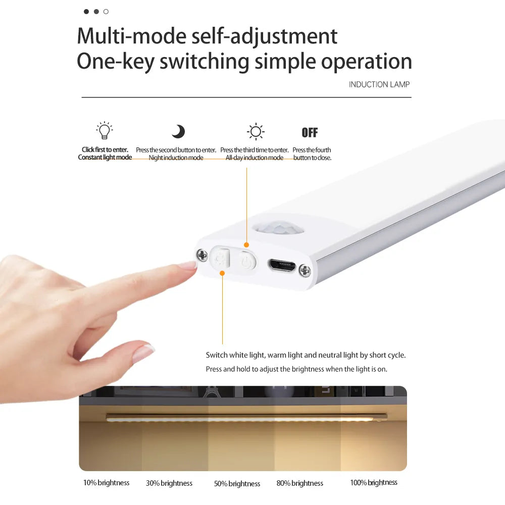 USB Motion Sensor Under Cabinet Light - My Store